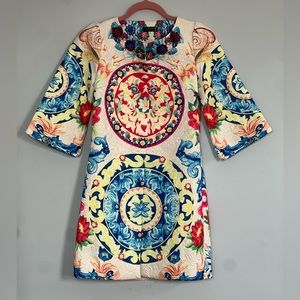 Women’s floral printed A Line jacket Size S